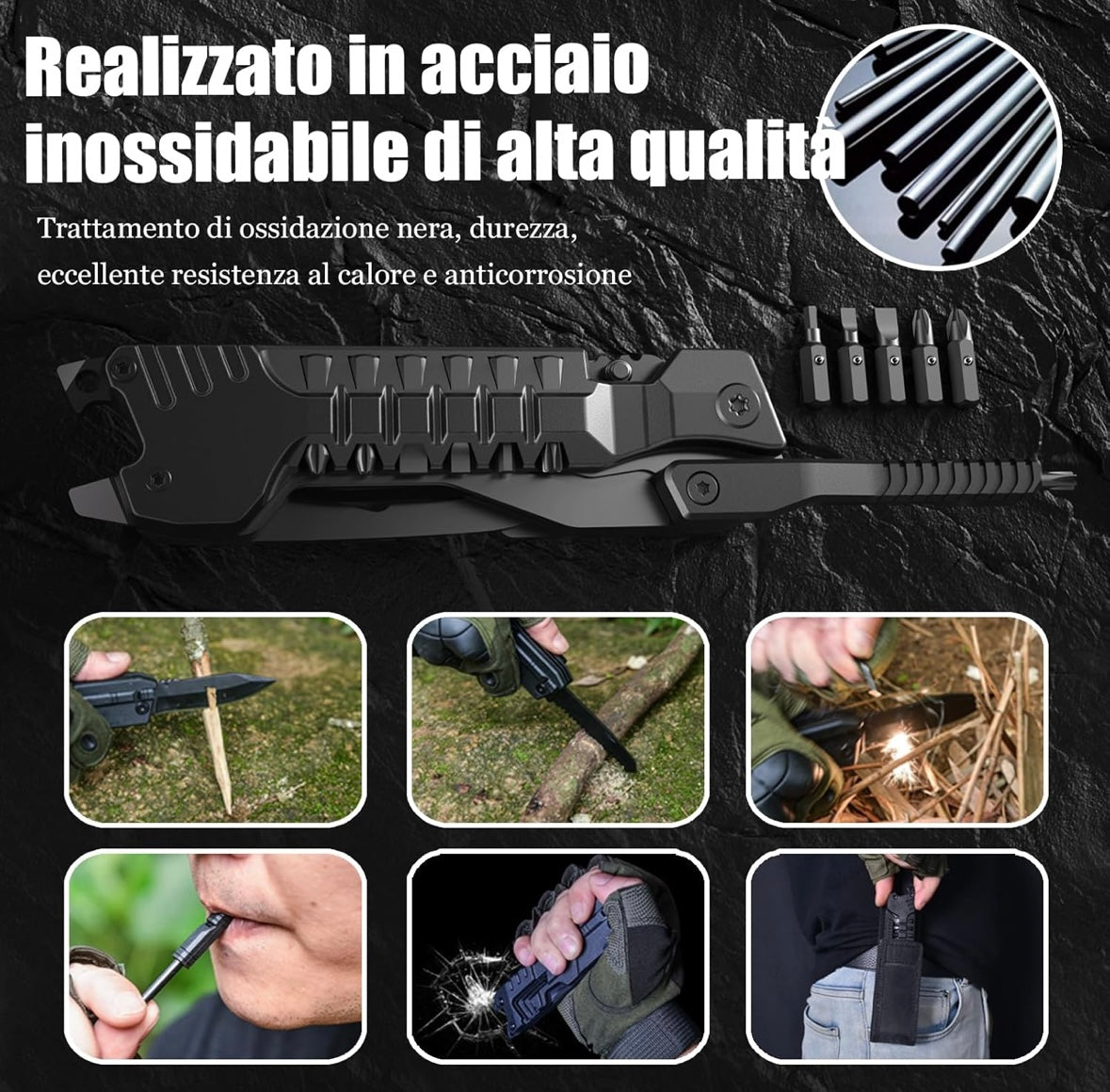 COLTELLO MULTIUSO (17 in 1)