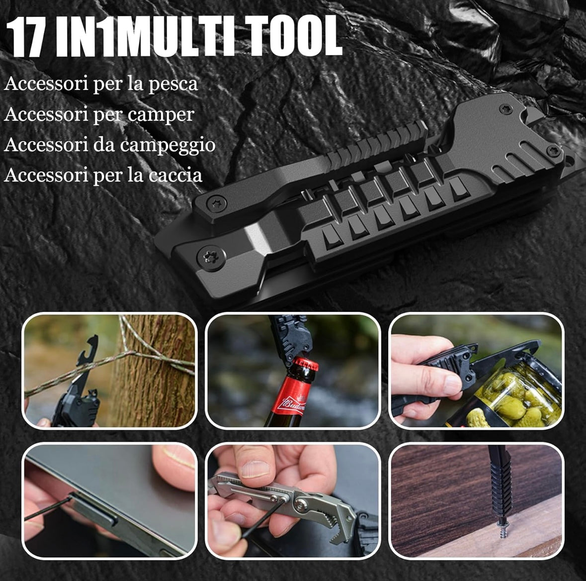 COLTELLO MULTIUSO (17 in 1)